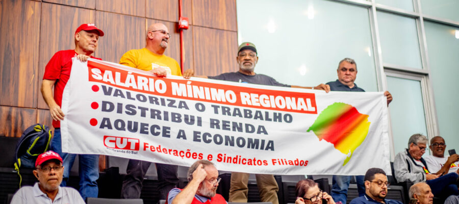 Fórum das Centrais Sindicais do RS lança carta contra a alteração da data-base do Salário Mínimo Regional
